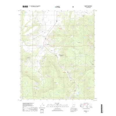 2018 Map of Nutrioso, 2018 Print