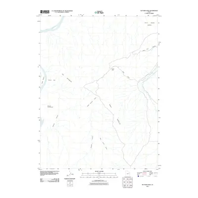 2011 Map of Nutters Hole, 2011 Print