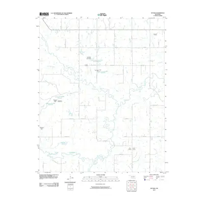 2010 Map of Nuyaka, 2010 Print