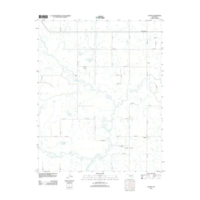 2012 Map of Nuyaka, 2012 Print