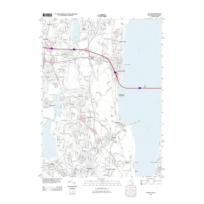 2013 Map of Nyack, 2013 Print