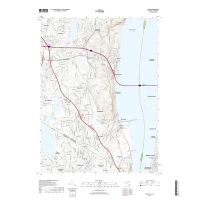 2019 Map of Nyack, 2019 Print