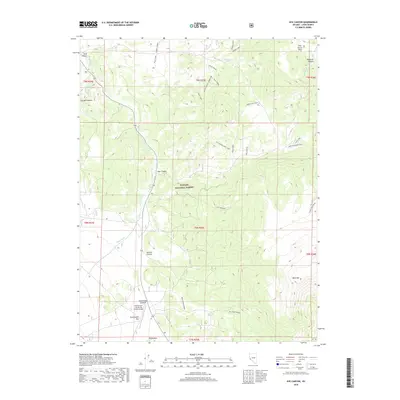 2018 Map of Nye Canyon, 2018 Print