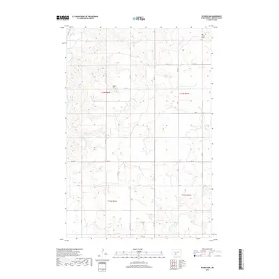 2018 Map of Nygren Dam, 2018 Print