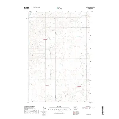 2020 Map of Nygren Dam, 2020 Print