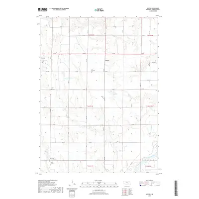2017 Map of Nysted, 2017 Print