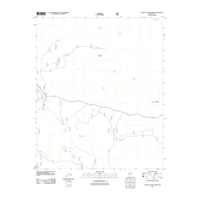 2011 Map of O Bar O Canyon West, 2011 Print