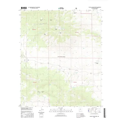 2017 Map of O Bar O Canyon West, 2017 Print
