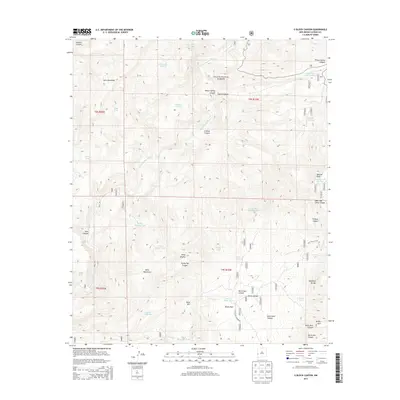 2013 Map of O Block Canyon, 2013 Print