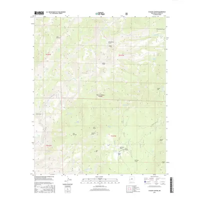 2017 Map of O Block Canyon, 2017 Print
