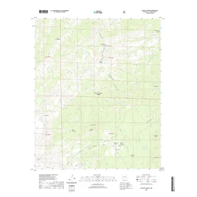 2020 Map of O Block Canyon, 2020 Print