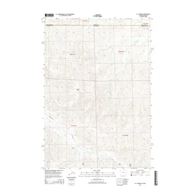 2015 Map of O T O Ranch, 2015 Print