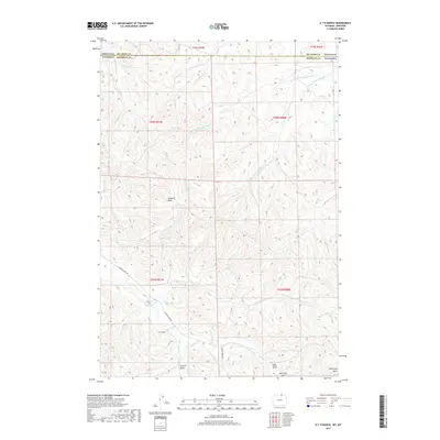 2017 Map of O T O Ranch, 2017 Print