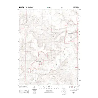 2013 Map of O V Mesa, 2013 Print