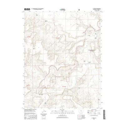 2016 Map of O V Mesa, 2016 Print