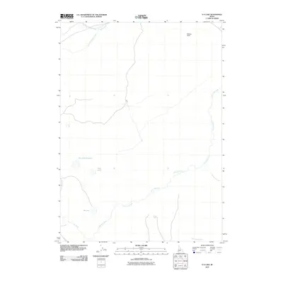 2010 Map of O X Lake, 2010 Print