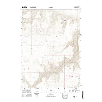 2013 Map of O X Lake, 2013 Print