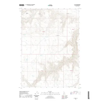 2020 Map of O X Lake, 2020 Print
