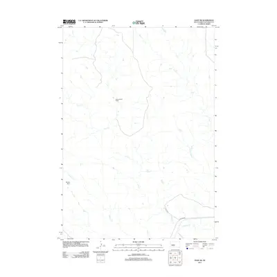2012 Map of Oahe SW, 2012 Print