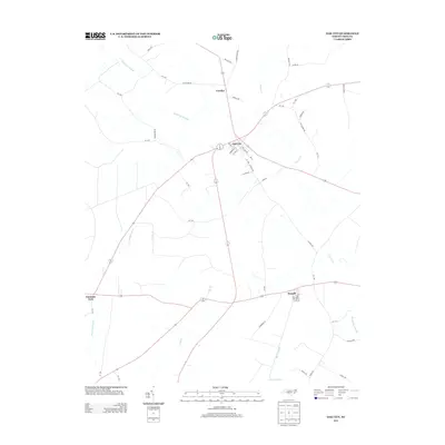2013 Map of Oak City, 2013 Print