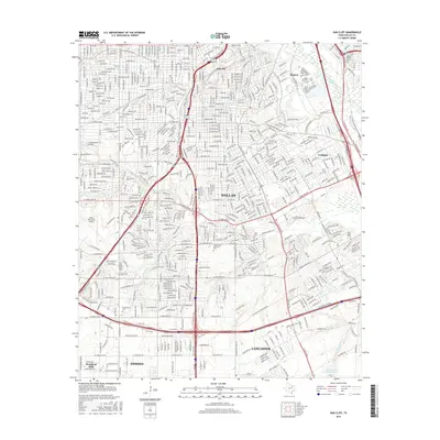 2016 Map of Oak Cliff, 2016 Print