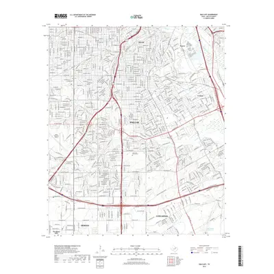 2019 Map of Oak Cliff, 2019 Print