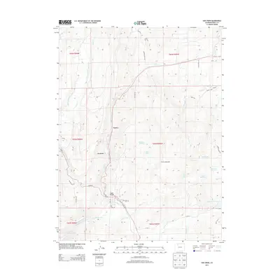 2013 Map of Oak Creek, 2013 Print