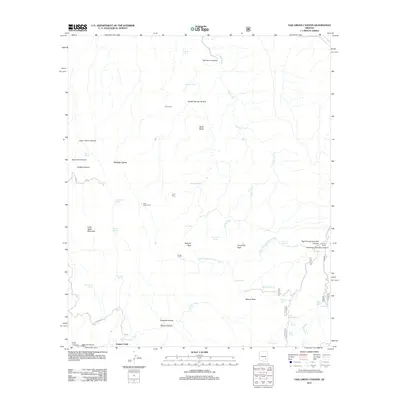 2011 Map of Oak Grove Canyon, 2011 Print