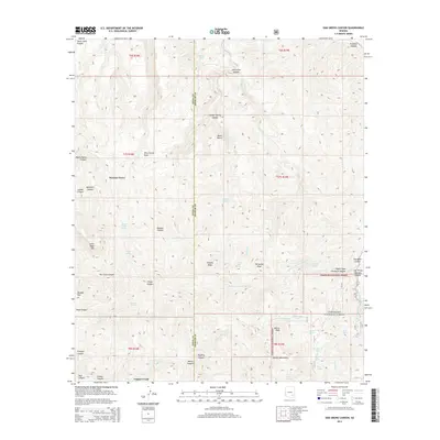 2014 Map of Oak Grove Canyon, 2014 Print