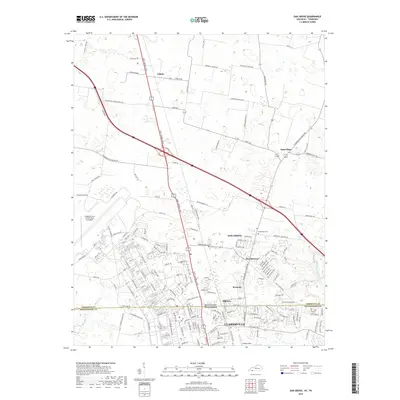 2019 Map of Oak Grove, 2019 Print
