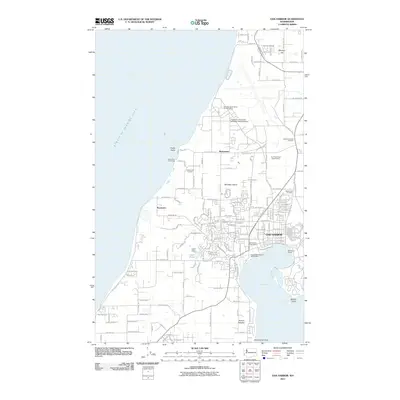 2011 Map of Oak Harbor, 2011 Print