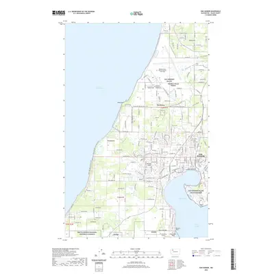 2020 Map of Oak Harbor, 2020 Print
