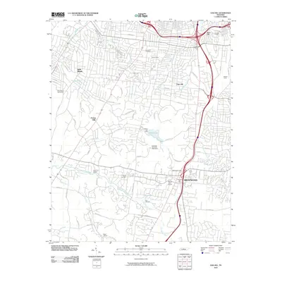 2010 Map of Oak Hill, 2010 Print