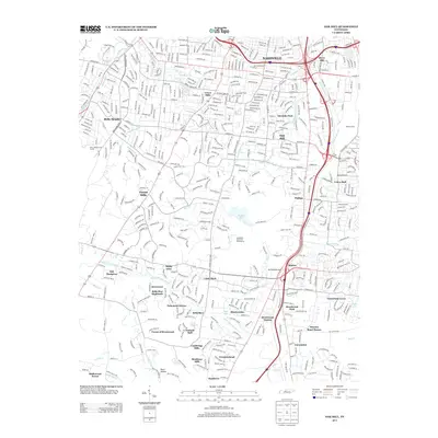 2013 Map of Oak Hill, 2013 Print
