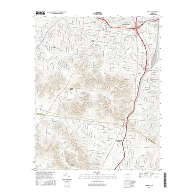 2016 Map of Oak Hill, 2016 Print