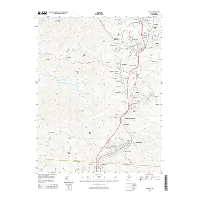 2014 Map of Oak Hill, 2014 Print