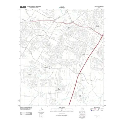 2010 Map of Oak Hill, 2010 Print