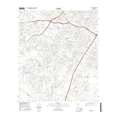 2016 Map of Oak Hill, 2016 Print