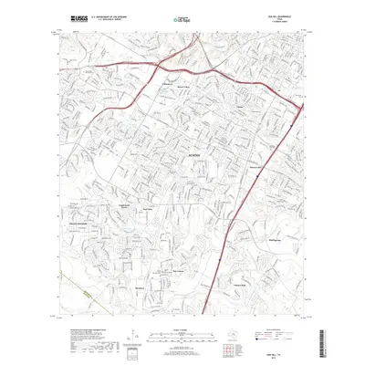 2019 Map of Oak Hill, 2019 Print