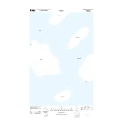2013 Map of Oak Island, 2013 Print