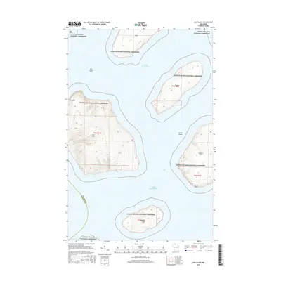 2015 Map of Oak Island, 2015 Print