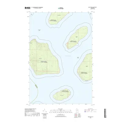 2018 Map of Oak Island, 2018 Print