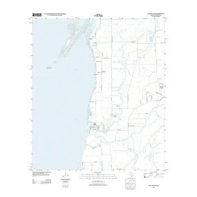 2013 Map of Oak Island, 2013 Print
