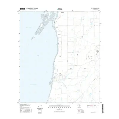 2016 Map of Oak Island, 2016 Print