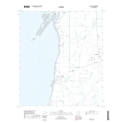 2019 Map of Oak Island, 2019 Print