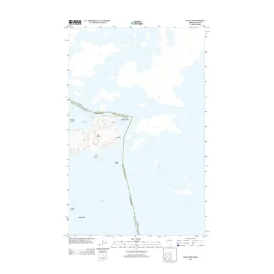 2013 Map of Oak Island, 2013 Print