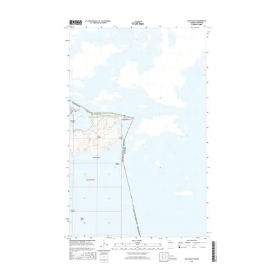 2016 Map of Oak Island, 2016 Print