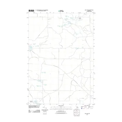 2011 Map of Oak Lake, 2011 Print