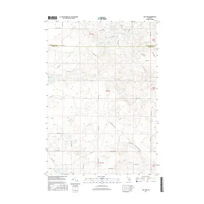 2017 Map of Oak Lake, 2017 Print
