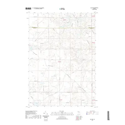 2019 Map of Oak Lake, 2019 Print